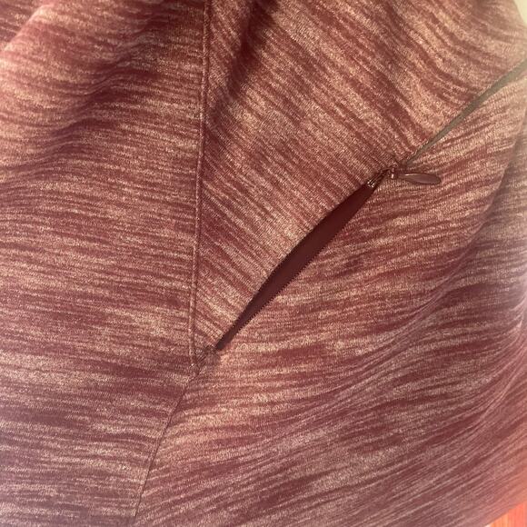 Lululemon &Go Long Sleeve Open Back Turtleneck size 10 heathered purple EUC - Picture 8 of 9